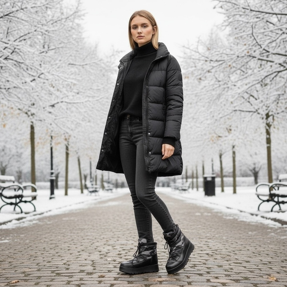 Prada Nylon Camo Boots | Luxury Streetwear Winter Shoes - Picture 3 of 15